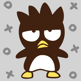 Badtz maru - Sanrio - What is the color of Badtz maru's Mouth?