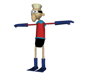 Barnacle Boy - SpongeBob SquarePants - What is the color of Barnacle Boy's Gloves?