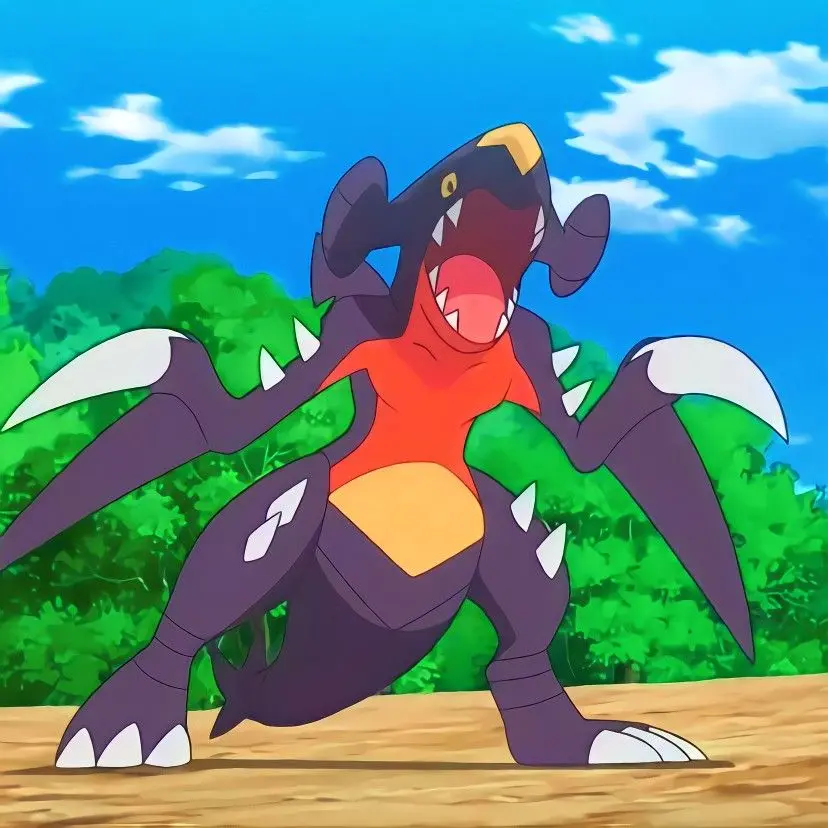Garchomp - Pokemon - What is the color of Garchomp's chest?