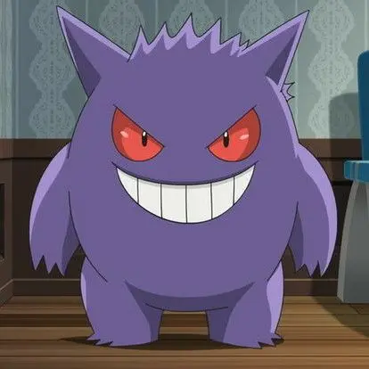 Gengar - Pokemon - What is the color of Gengar's body?