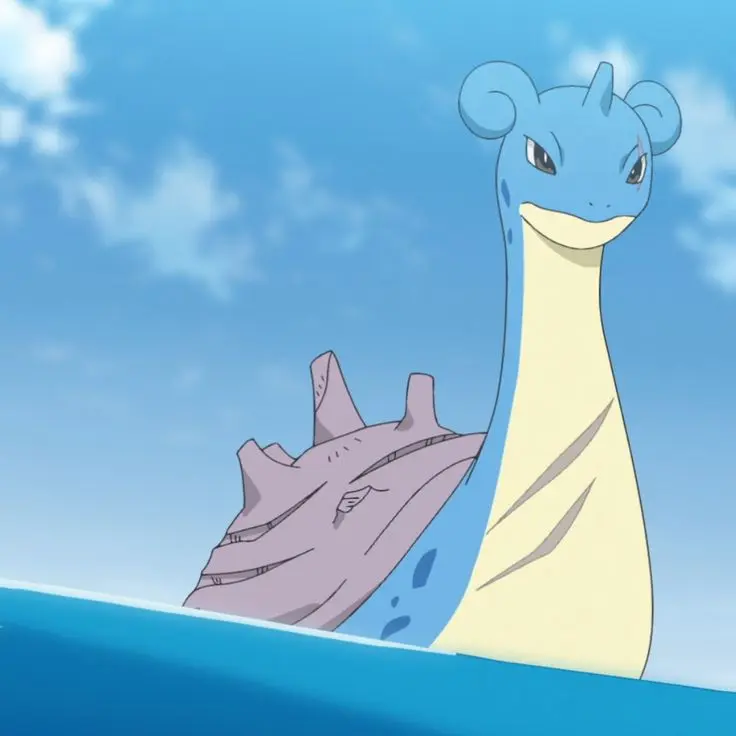 Lapras - Pokemon - What is the color of Lapras's body?