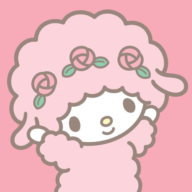 My Sweet Piano - Sanrio - What is the color of My Sweet Piano's hair?
