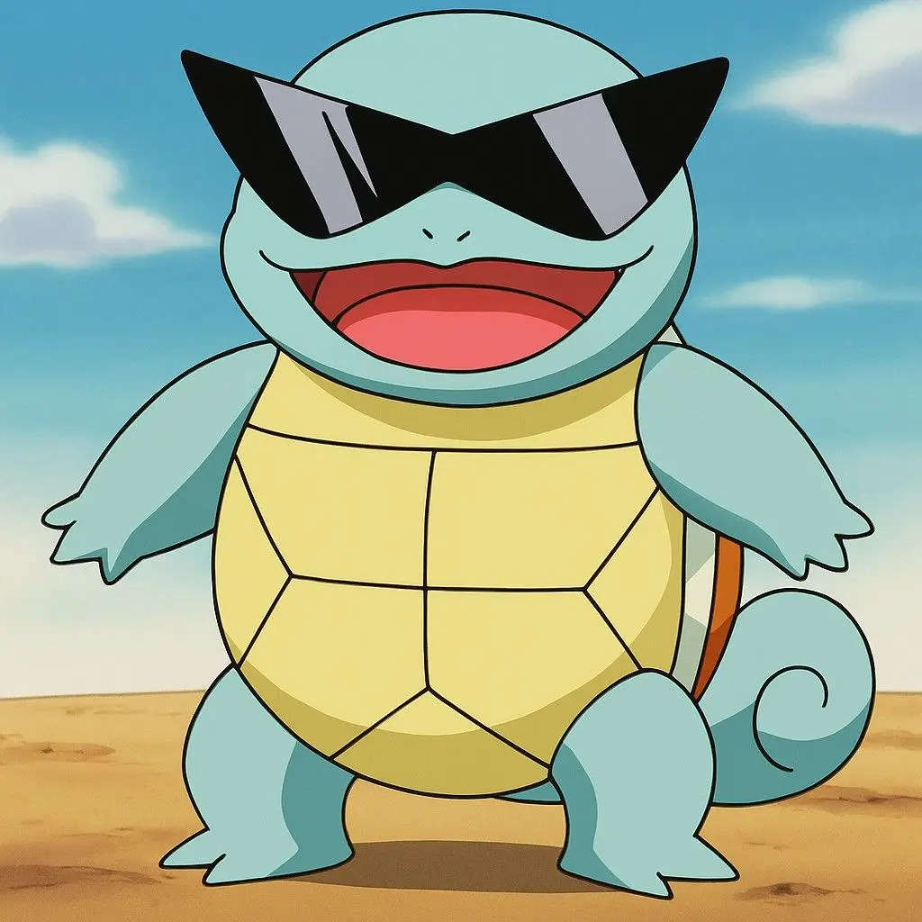 Squirtle - Pokemon - What is the color of Squirtle's stomach?