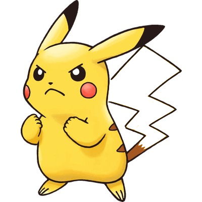 angry pikachu