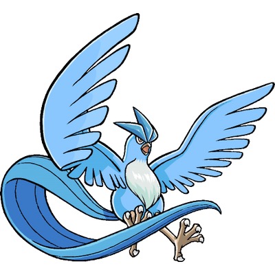 articuno - Pokemon - What is the color of articuno's Tail?