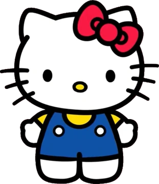 hello kitty - Sanrio - What is the color of hello kitty's shirt?